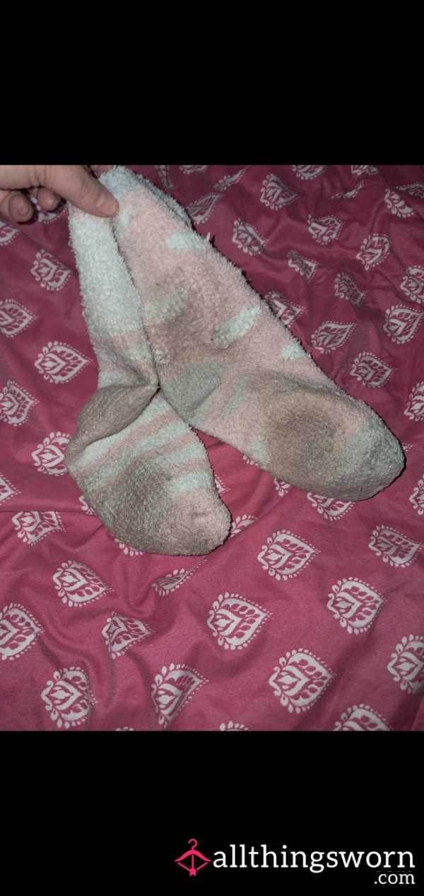 Dirty Sweaty Well_worn Fluffy Socks