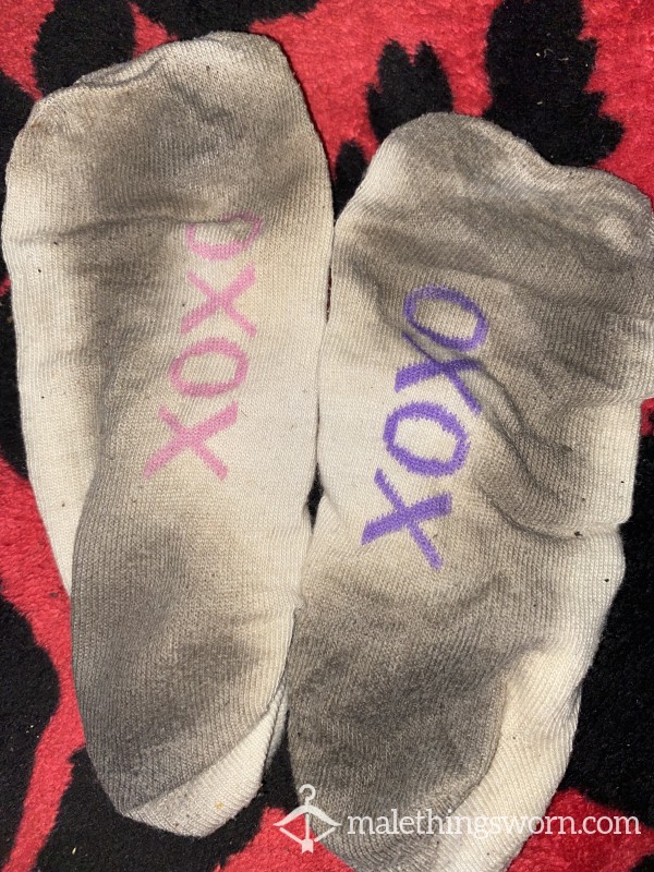 Dirty Sweaty White Socks.