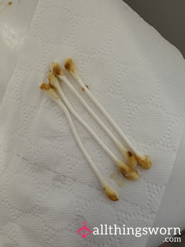 Dirty Used Cotton Buds