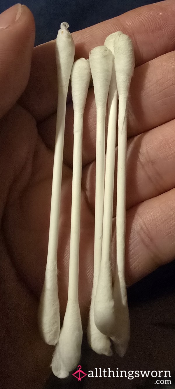Dirty Used Cotton Buds