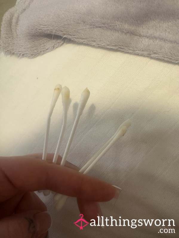 Dirty Used Cotton Buds