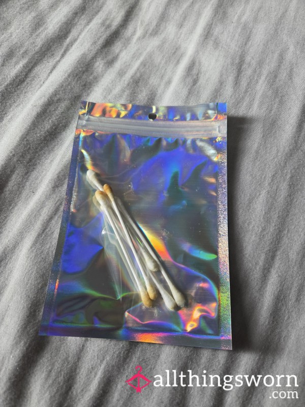 Dirty Used Cotton Buds