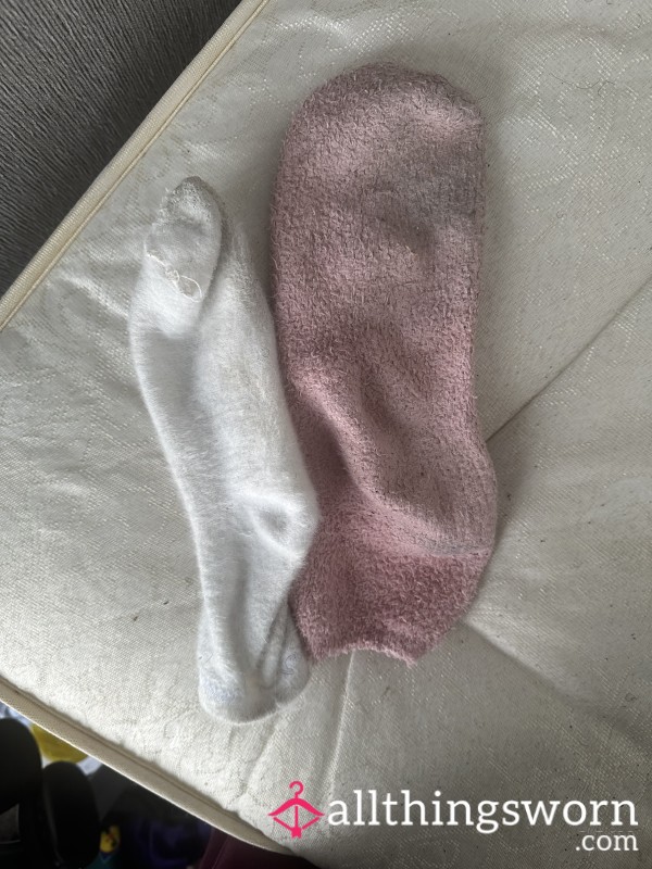 Dirty Used Fluffy Socks