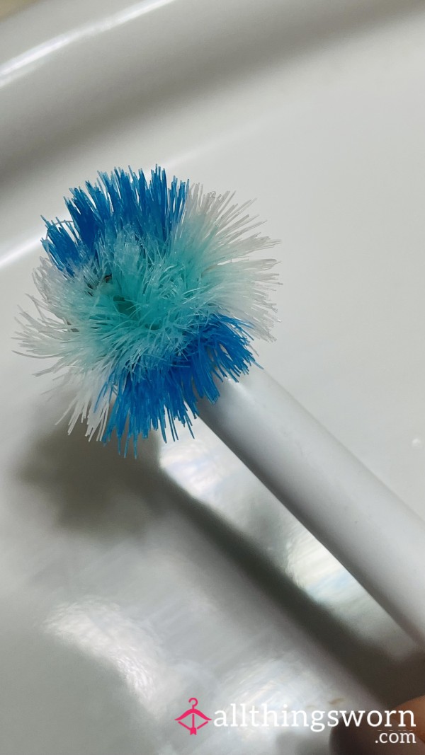 Dirty Used Spin Toothbrush Head