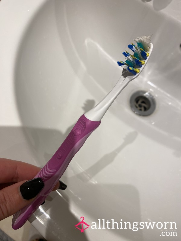 Dirty Used Toothbrush
