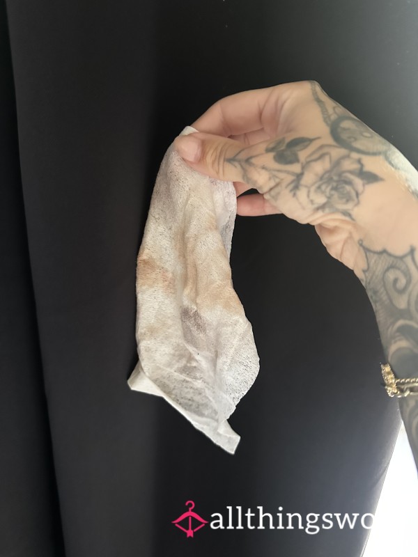 Dirty, Used Wipes