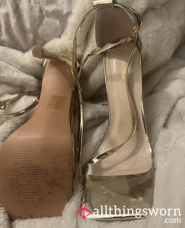 Dirty Well-worn 21st Birthday Heels