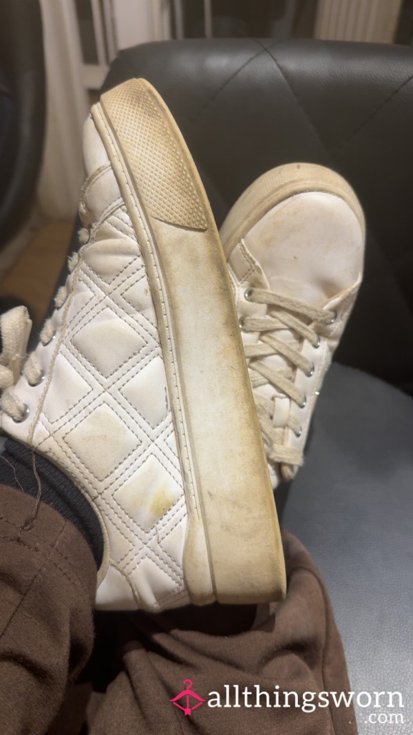 Dirty Well Worn GUESS Shoes