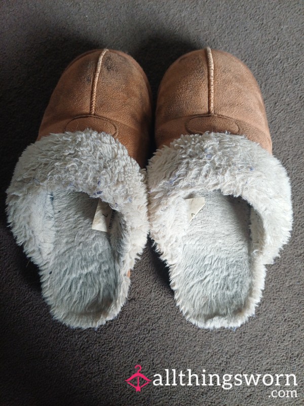 Dirty Well Worn Slippers