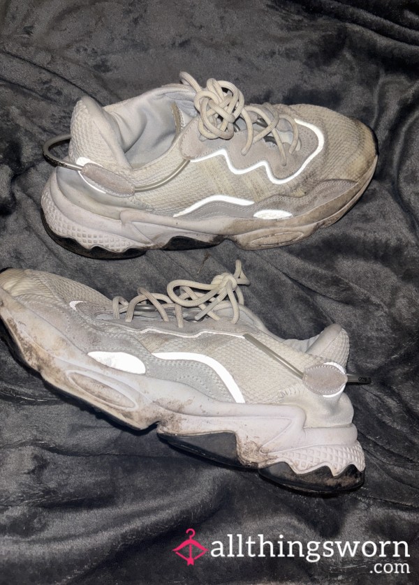 Dirty White Adidas Trainers