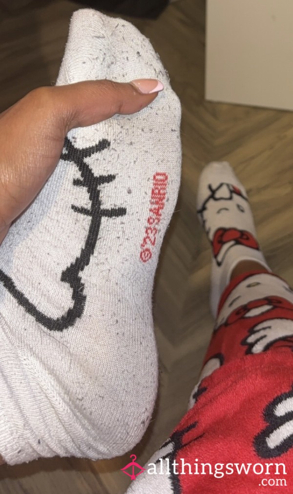 Dirty White Ankle Socks 🥵🧦