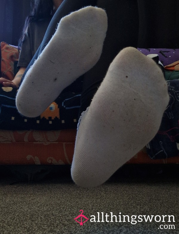 Dirty White Ankle Socks