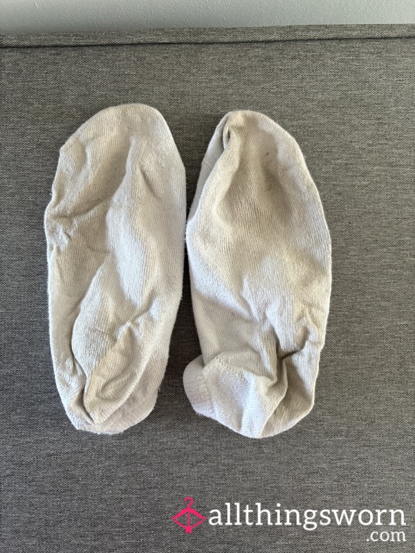 Dirty White Ankle Socks