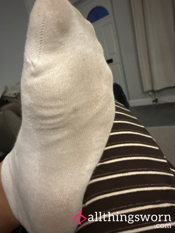 Dirty White Ankle Socks