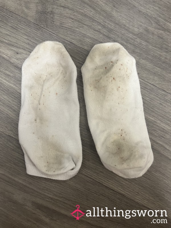Dirty White Ankle Socks😷