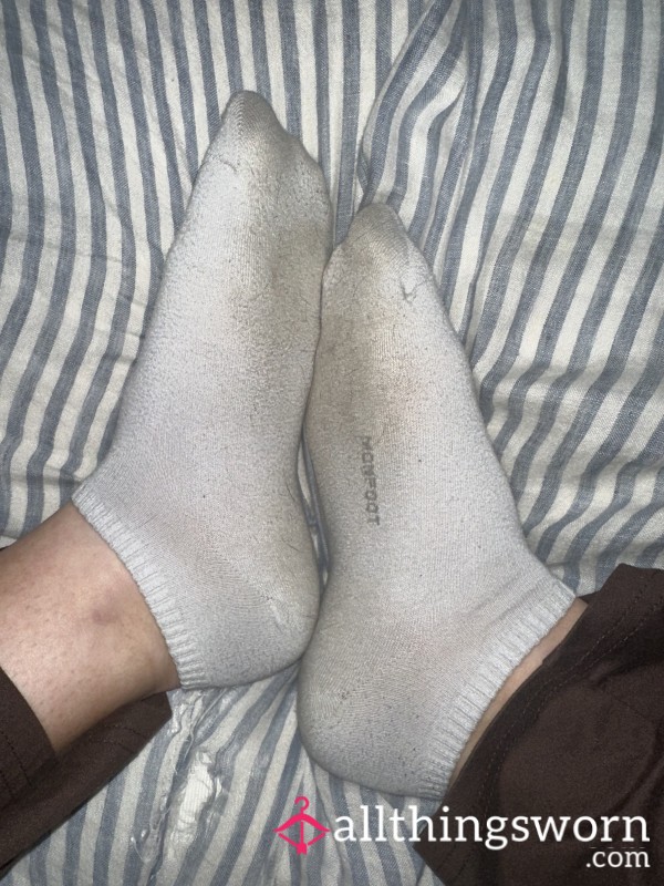 Dirty White Ankle Socks