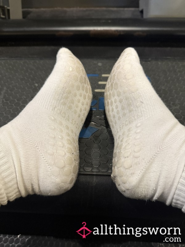 Dirty White Gym Socks
