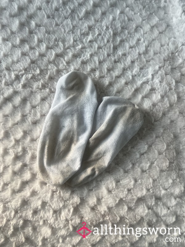 Dirty White Gym Socks