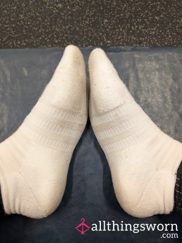 Dirty White Gym Socks