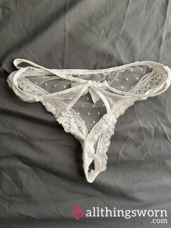 Dirty White Lace Panty