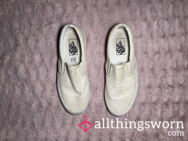 Dirty White Slip-On Vans