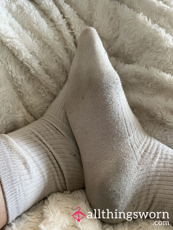 Dirty White Socks