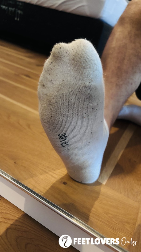 Dirty White Socks - 2 Days Worn
