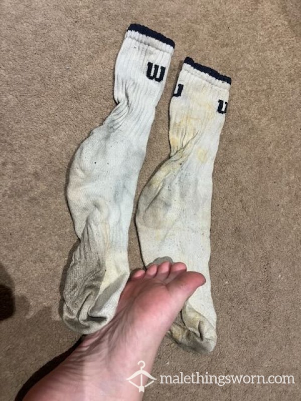 Dirty White Socks