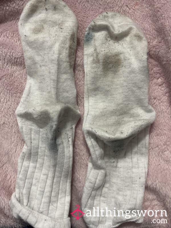 Dirty White Socks