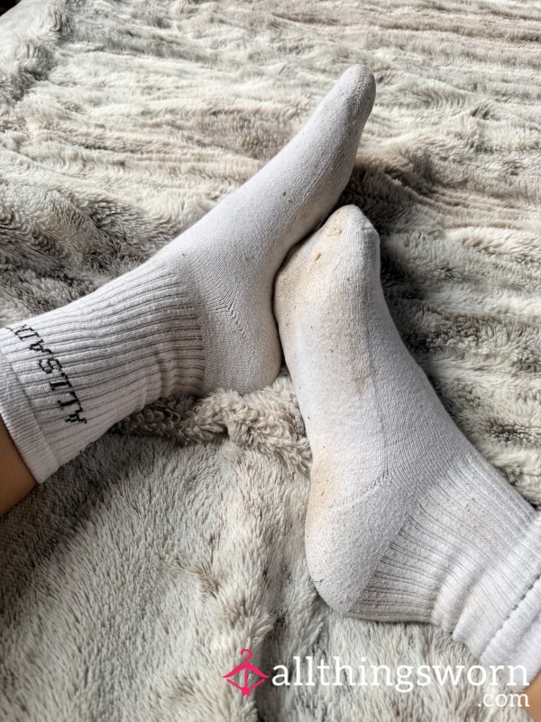 Dirty White Socks