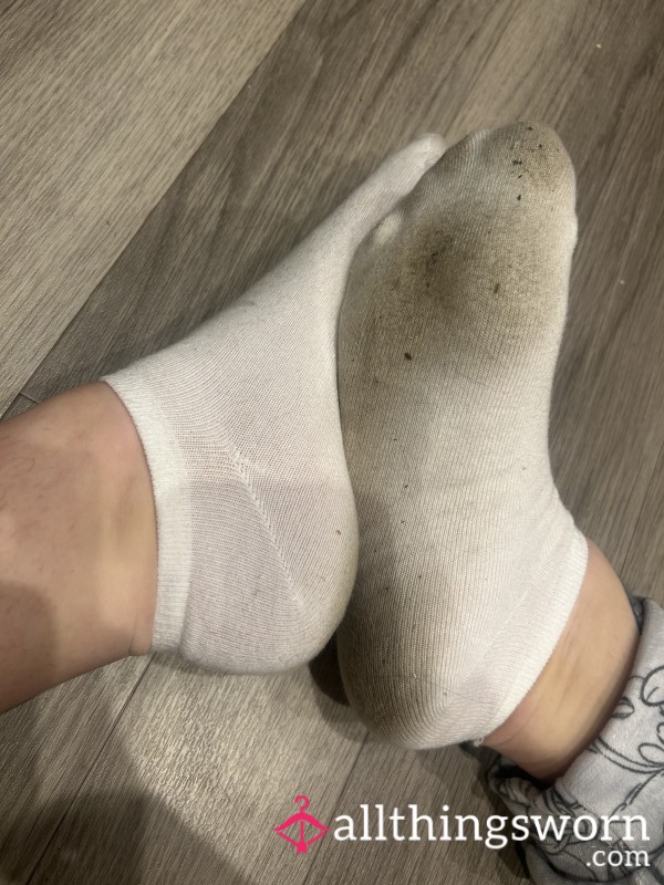 Dirty White Socks😈🧦