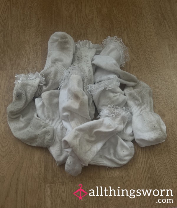 Dirty White Socks
