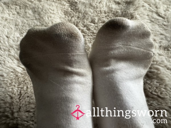 Dirty White Socks After Horse Riding 🏇