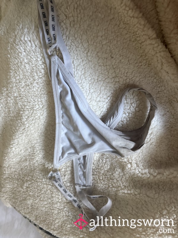 Dirty White Thongs