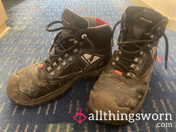 Dirty Work Boots - Worn Every Day For A Year Just For Your Pleasure