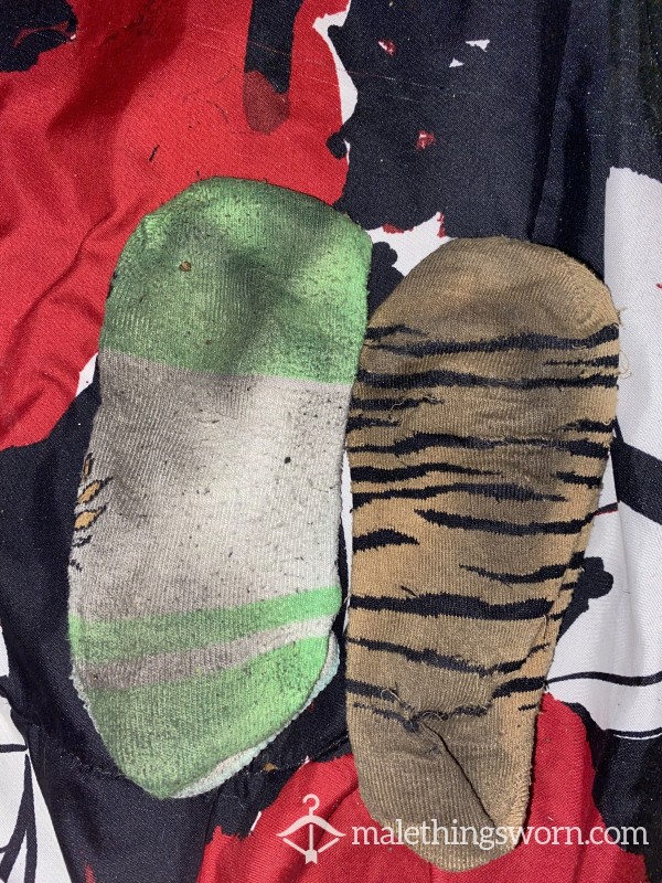 Dirty Work Socks I Had Them On For 4 Days. And I Ran Errands In Them Haven’t Taken Them Off.