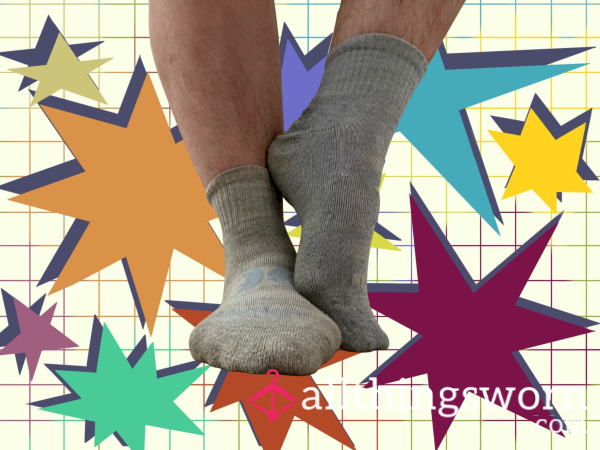 Dirty Worn Ankle Socks