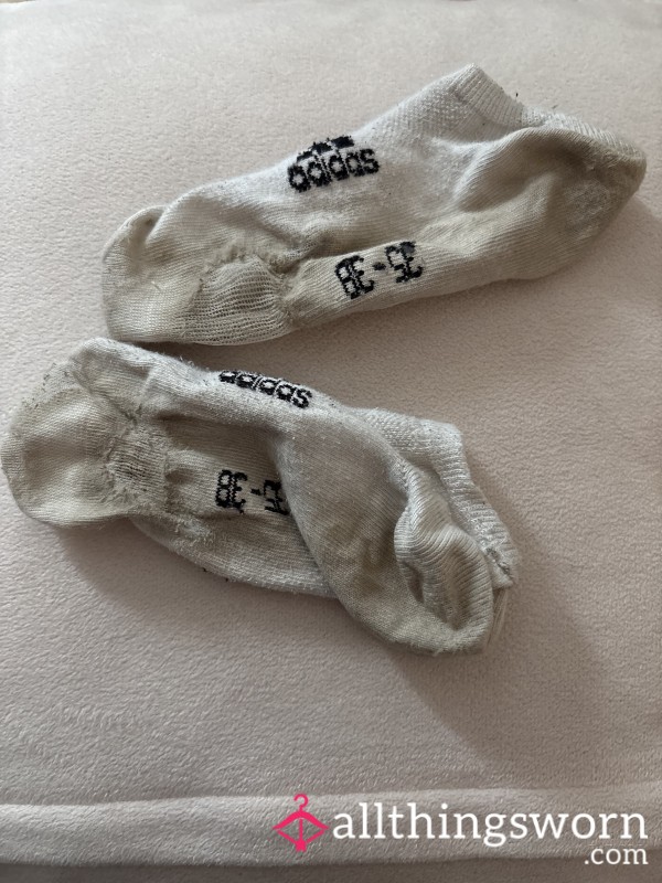 Dirty Worn Ankle Socks