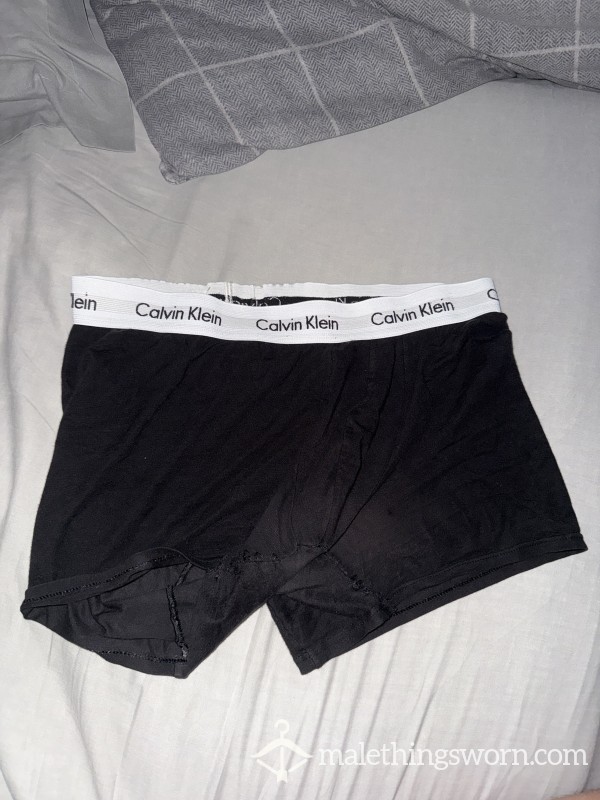 Dirty Worn Black Calvin Klein Boxers