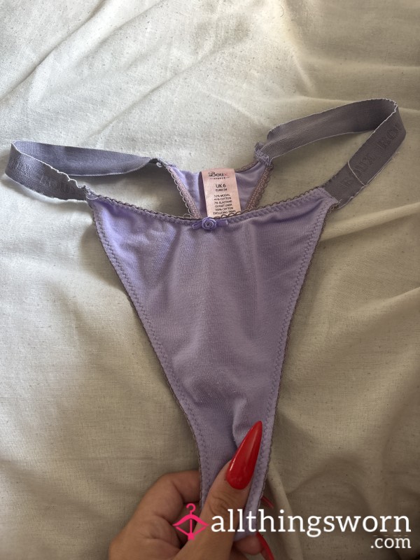 Dirty Worn Boux Avenue Lilac Thong