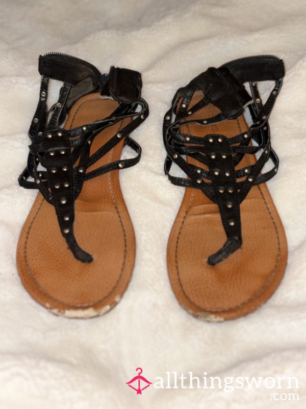 Dirty Worn Down Sandals