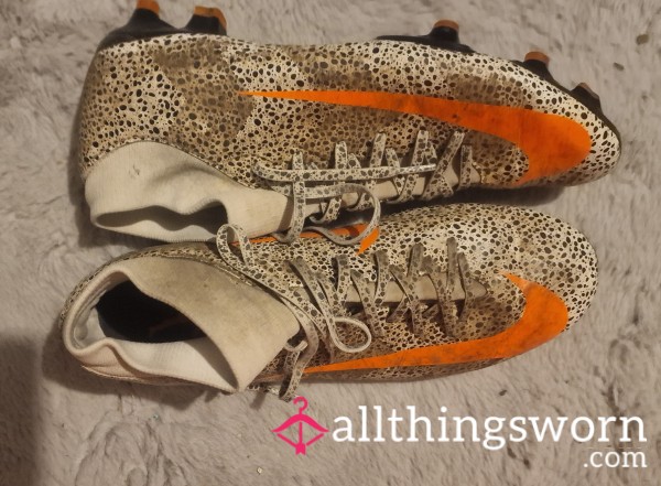 Dirty Worn Football Boots
