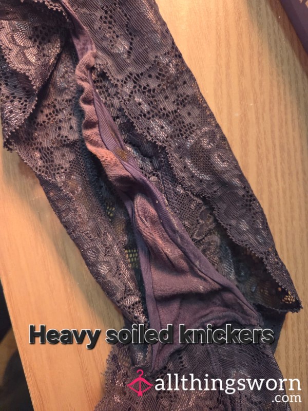 Dirty Worn Knickers Heavy Discharge