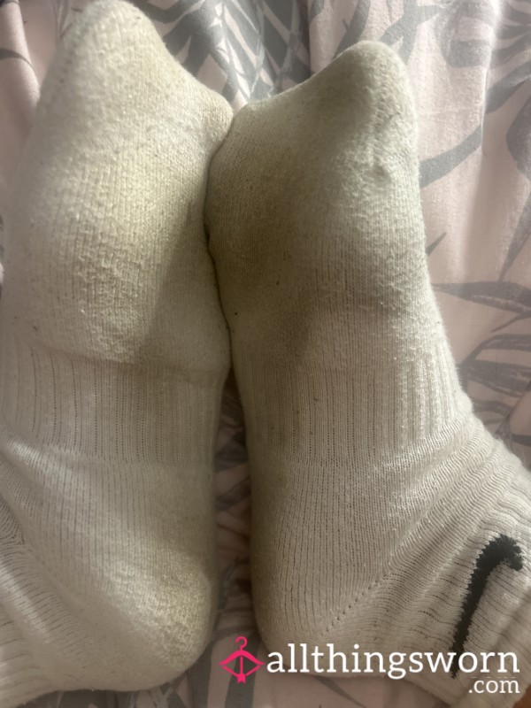 Dirty Worn Nike Socks