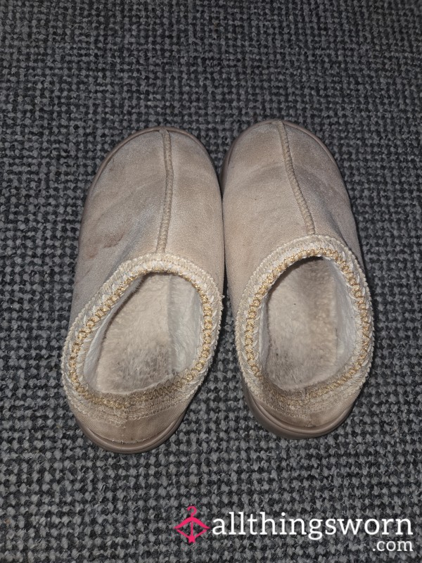 Dirty Worn Out Slippers