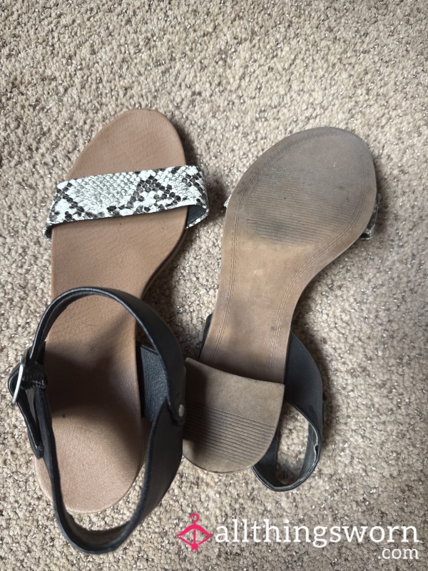 Dirty Worn Sandals