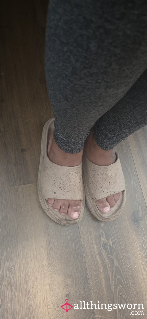Dirty Worn Slippers