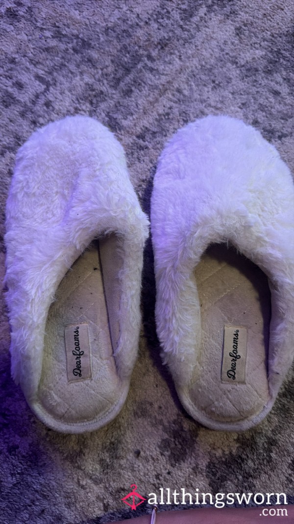 Dirty Worn Slippers