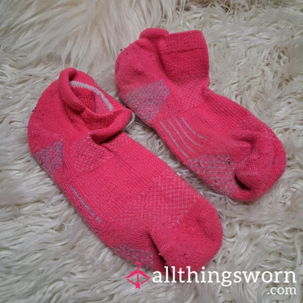 Dirty Worn Socks Hot Pink + FREE Naughty Gift