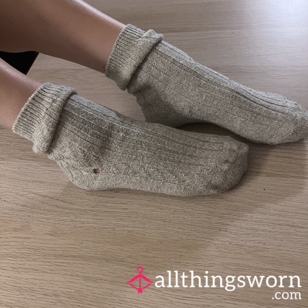 Dirty Worn Socks With Holes